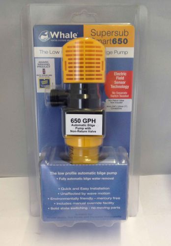 Whale super sub smart 650gph bilge automatic pump