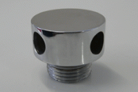 Chrome 1/2inch breather