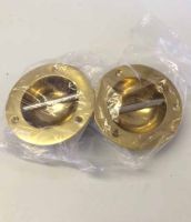 Set of 2 Brass Fender Eyes