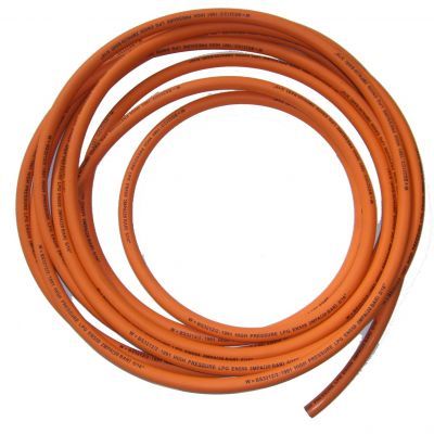 Orange Gas Hose 8mm